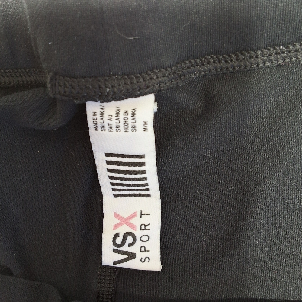 Victoria's Secret VSX Sport Tight VSX Logo Black Pink Size M - Picture 8 of 9